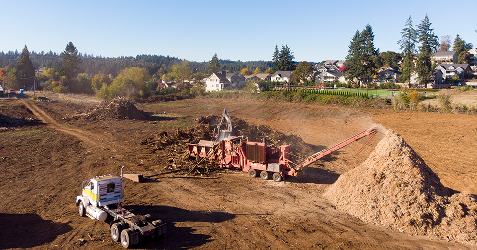 Willamina Oregon Land Clearing